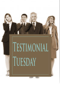 Testimonial Tuesday for Gift Basket Giving